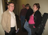 Jim Coleman and Alice Mentzer prepare for a greate Show.