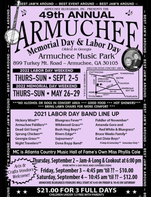 Armuchee Bluegrass Festival Logo